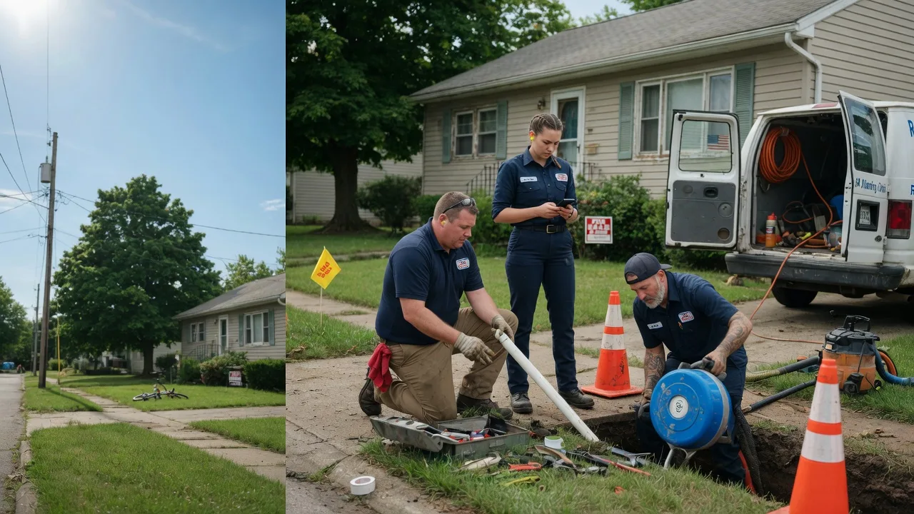 Sewer Line Repair in Falmouth, IN near me